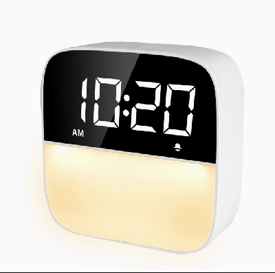 新款闹钟时钟灯小夜灯床头灯